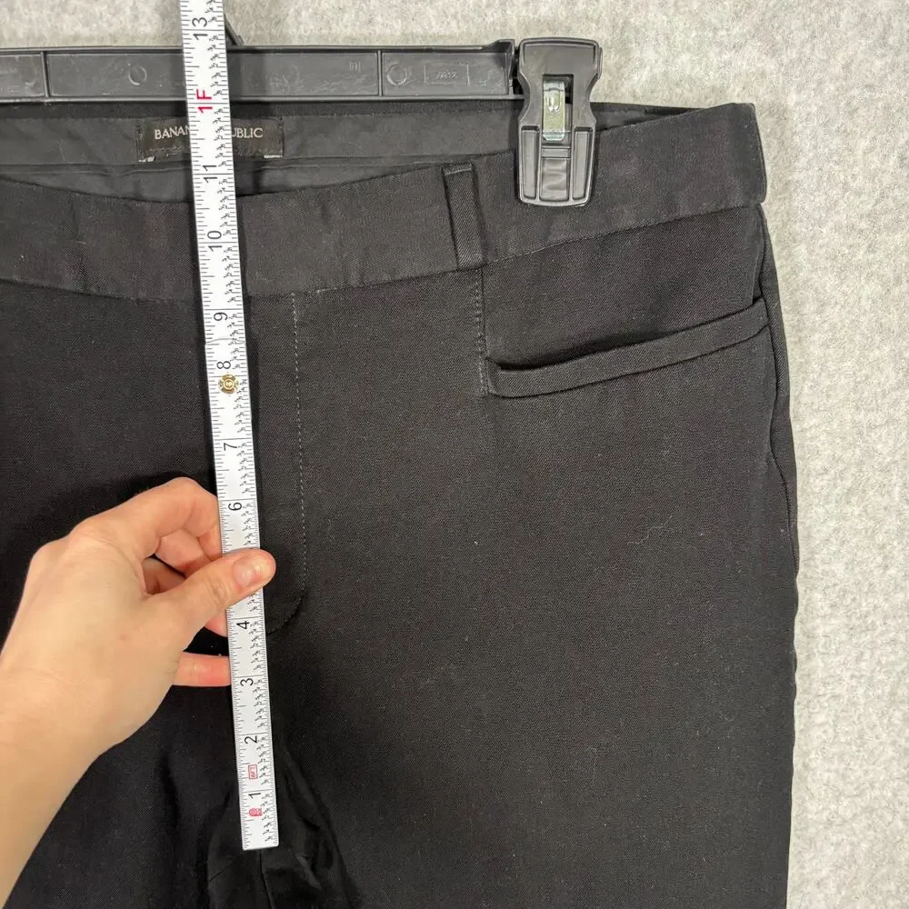 Banana Republic Sloan Pants 14 Chino Cigarette‎ Pixie Capsule Career Office Crop